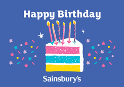 Sainsburys Happy Birthday